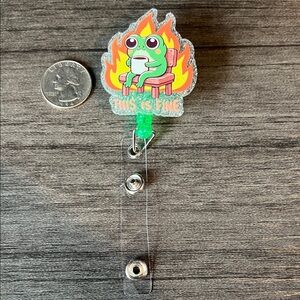 Funny badge reel